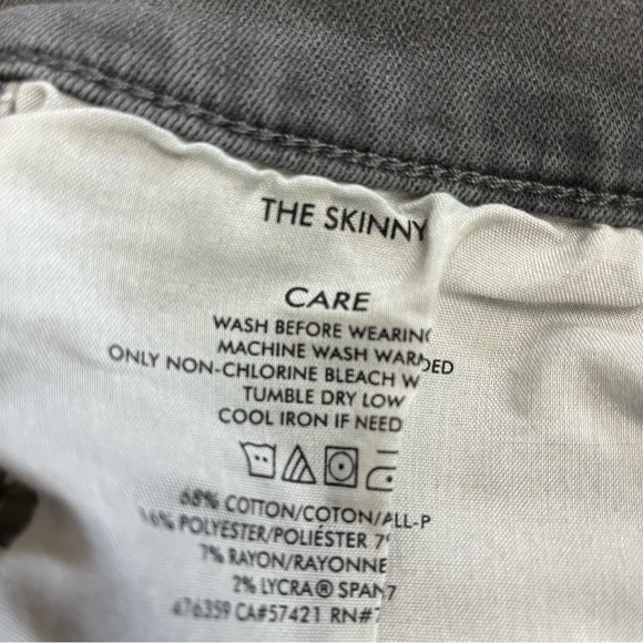 Ann Taylor The Skinny Jeans In Gray Size 14 - Picture 12 of 12